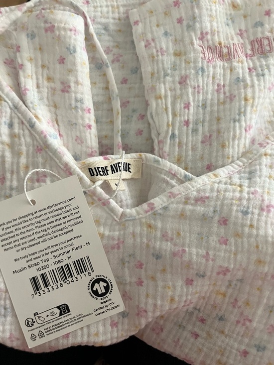 Djerf Avenue Tops - Djerf MUSLIN STRAP TOP SUMMER FIELD M BNWT